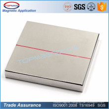 High quality rare earth strong NdFeB 50x50x2.5mm thin square Permanent magnet